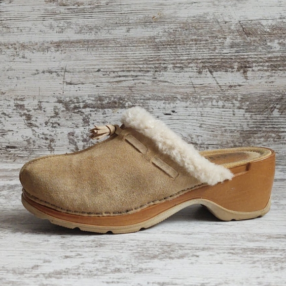 Modellista Shoes - Modellista Italian Suede Sherpa Clog